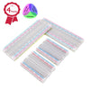 TODOELEC 4PCS Breadboards Kit 2PCS 830 Point 2PCS 400 Point Solderless Breadboards Proto Shield Distribution Connecting Blocks for Arduino Raspberry Pi