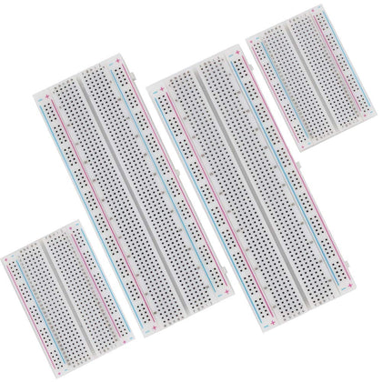 TODOELEC 4PCS Breadboards Kit 2PCS 830 Point 2PCS 400 Point Solderless Breadboards Proto Shield Distribution Connecting Blocks for Arduino Raspberry Pi