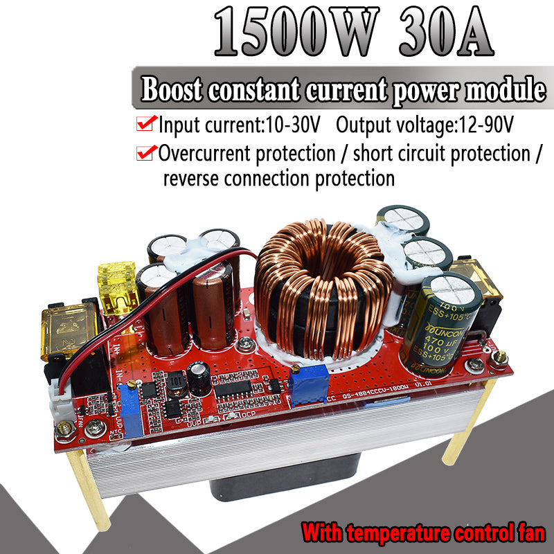 400W DC-DC Step-up Boost Converter Constant Current Supply Module