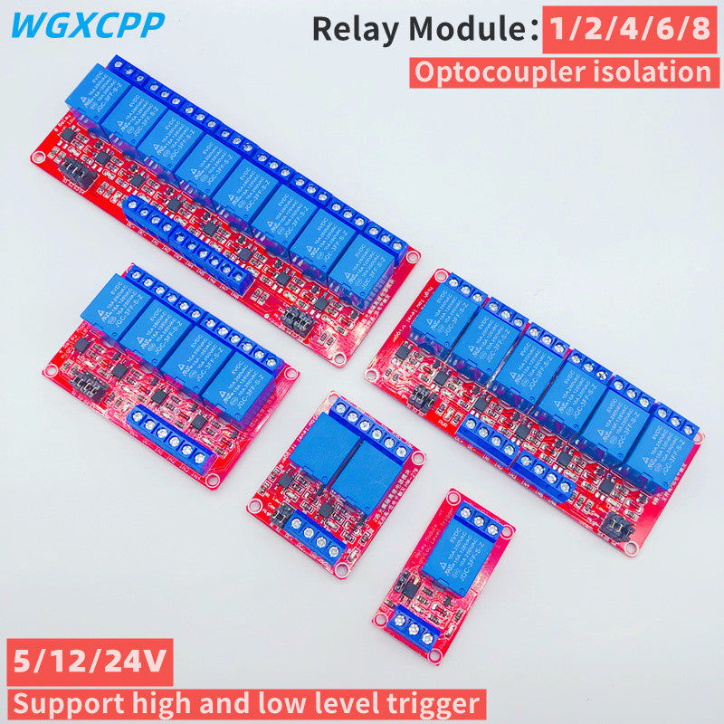 High/Low Level Trigger Relay Module,1/2/4/6/8 Channel,5V12V24V,Home I ...
