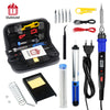 Electric Soldering Iron Kit Adjustable Temperature LCD Digital Display Welding Solder Tools 220V 110V 80W